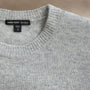Soft Featherweight Cashmere Crew in Light Heather Grey | James Perse Los Angeles