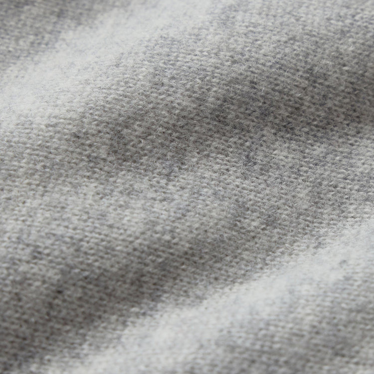 Soft Featherweight Cashmere Crew in Light Heather Grey | James Perse Los Angeles