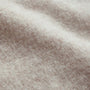 Soft Featherweight Cashmere Crew in Light Beige | James Perse Los Angeles FLAT