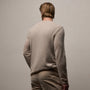 Soft Featherweight Cashmere Crew in Light Beige | James Perse Los Angeles