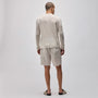 Soft Featherweight Cashmere Crew in Oyster | James Perse Los Angeles
