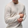 Soft Featherweight Cashmere Crew in Oyster | James Perse Los Angeles
