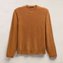 Soft Featherweight Cashmere Crew in Whiskey | James Perse Los Angeles