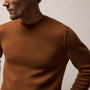 Soft Featherweight Cashmere Crew in Whiskey | James Perse Los Angeles