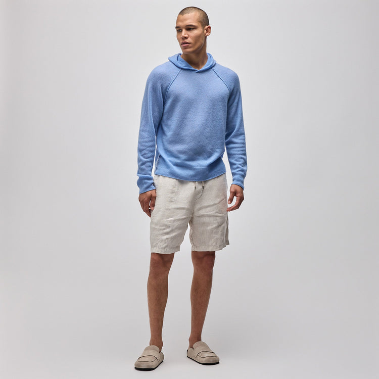 Soft Featherweight Cashmere Hoodie in Coast | James Perse Los Angeles