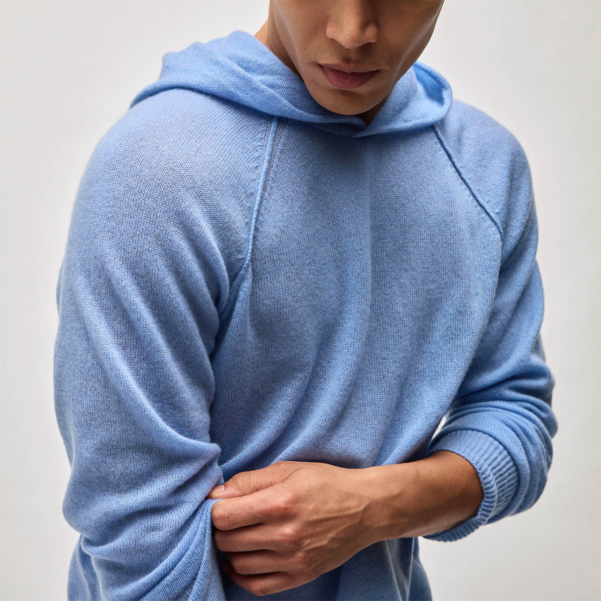 Soft Featherweight Cashmere Hoodie in Coast | James Perse Los Angeles
