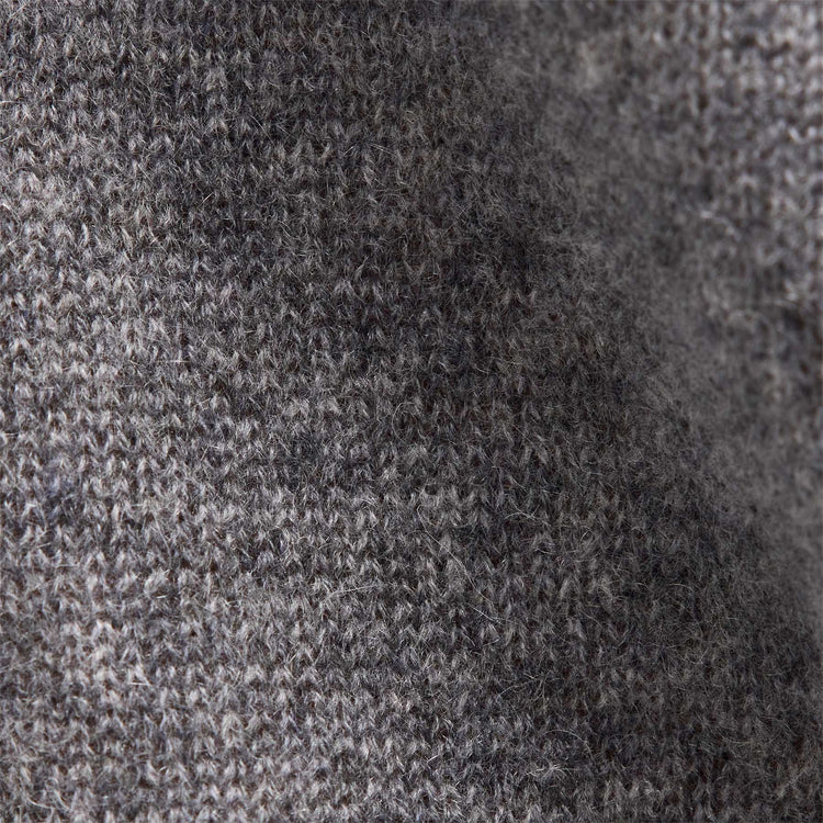 Soft Featherweight Cashmere Polo in Heather Grey | James Perse Los Angeles