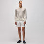Soft Featherweight Cashmere Polo in Oyster | James Perse Los Angeles
