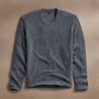 Open Knit Cashmere VinNeck in Flannel | James Perse Los Angeles