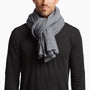 Lightweight Cashmere Rib Scarf in Flannel | James Perse Los Angeles