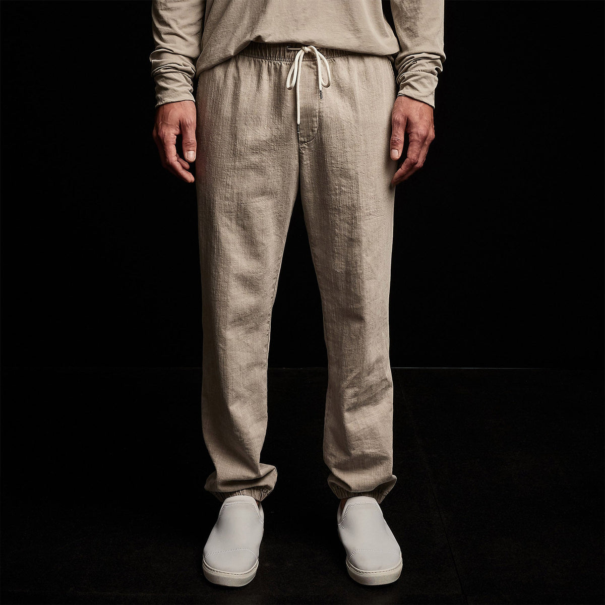 Slub Cotton Easy Pant in Mineral Pigment | James Perse Los Angeles