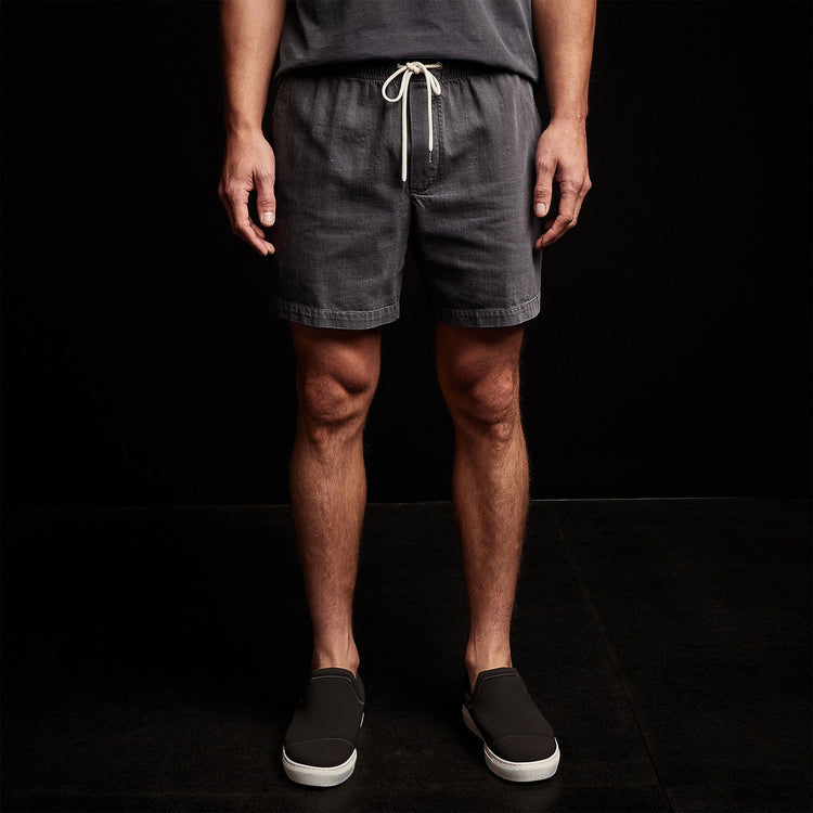 Slub Cotton Easy Short in Maine Pigment | James Perse Los Angeles