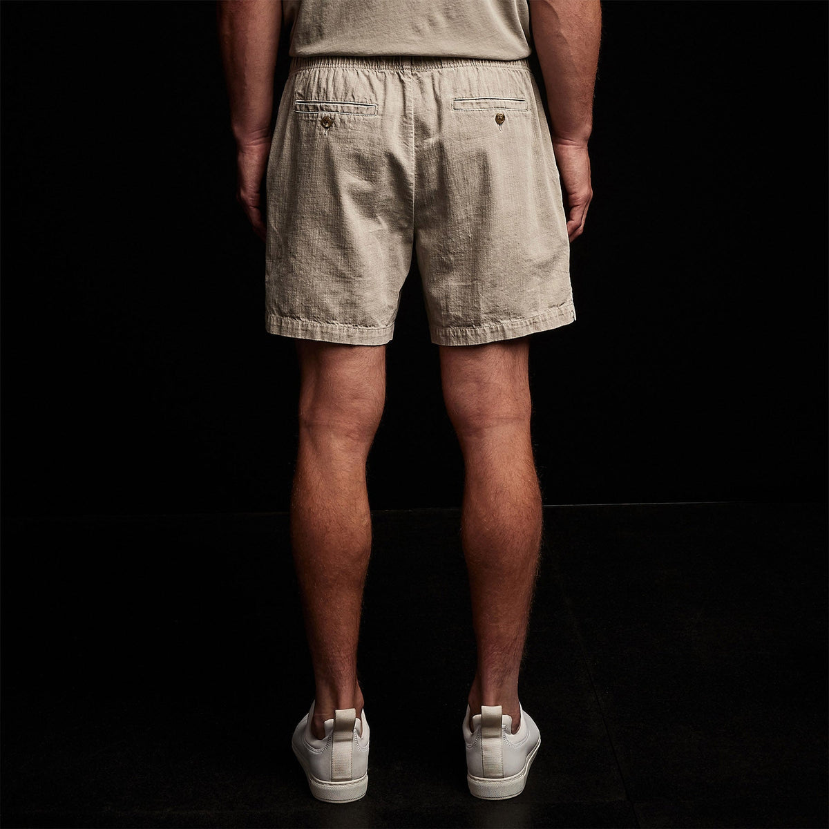 Slub Cotton Easy Short in Mineral Pigment | James Perse Los Angeles