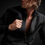 Old School Track Jacket in Black | James Perse Los Angeles