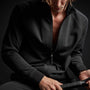 Old School Track Jacket in Black | James Perse Los Angeles
