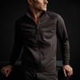 Piped Track Jacket - Chocolate | James Perse Los Angeles