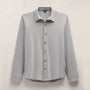 Performance Supima Pique Shirt in Concrete | James Perse Los Angeles