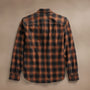 Plaid Flannel Shirt  in Amber Plaid | James Perse Los Angeles