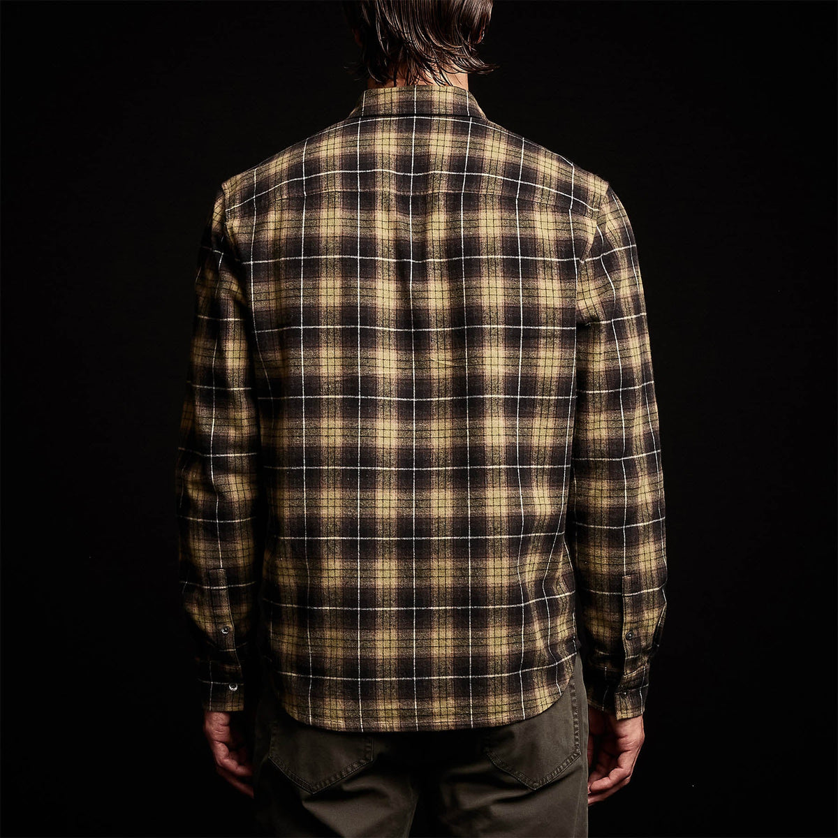 Plaid Flannel Shirt in Field | James Perse Los Angeles