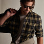 Plaid Flannel Shirt in Field | James Perse Los Angeles