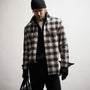 Plaid Flannel Shirt in Midnight | James Perse Los Angeles