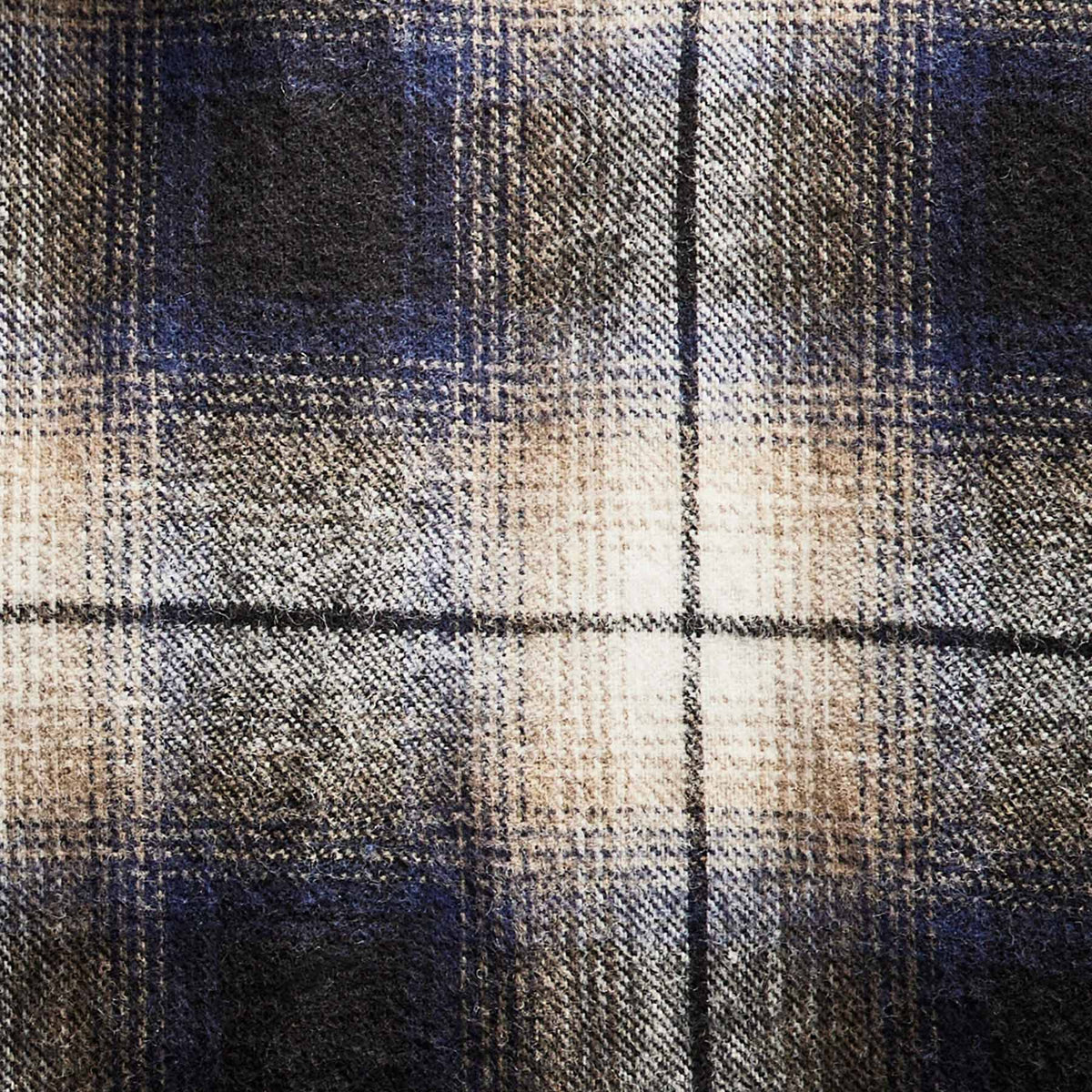 Plaid Flannel Shirt in Midnight | James Perse Los Angeles