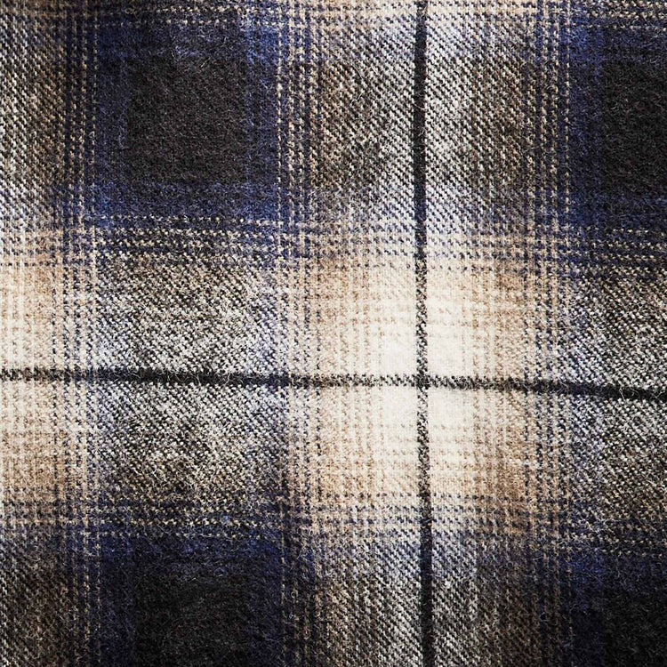 Plaid Flannel Shirt in Midnight | James Perse Los Angeles