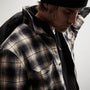Plaid Flannel Shirt in Midnight | James Perse Los Angeles