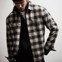 Plaid Flannel Shirt in Midnight | James Perse Los Angeles