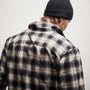 Plaid Flannel Shirt in Midnight | James Perse Los Angeles