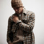 Plaid Flannel Shirt in Toast | James Perse Los Angeles