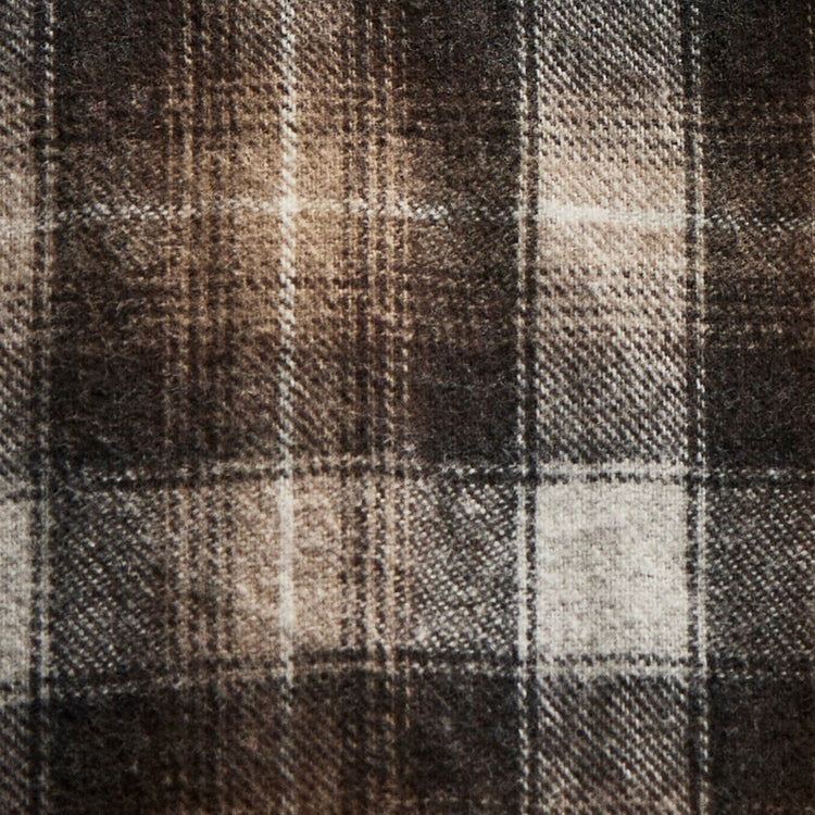 Plaid Flannel Shirt in Toast | James Perse Los Angeles