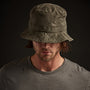 Camo Poplin Bucket Hat in Marjoram Pigment | James Perse Los Angeles