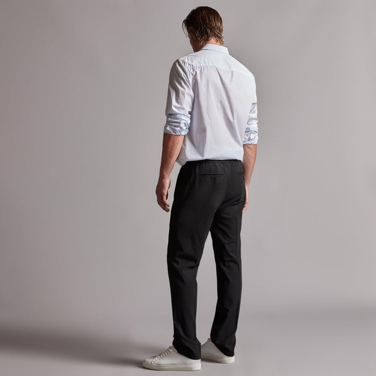 Stretch Wool Blend Pant in Black | James Perse Los Angeles