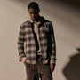 Soft Flannel Plaid Shirt in Cocoa Plaid | James Perse Los Angeles