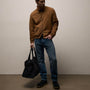 Perforated Suede Sport Jacket in Gingerbread | James Perse Los Angeles