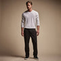 Cotton Linen Poplin Pant in Black | James Perse Los Angeles