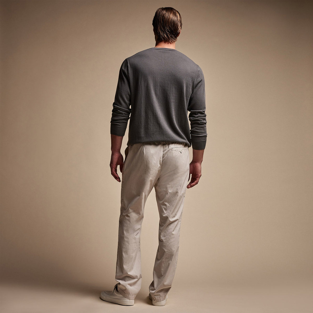 Cotton Linen Poplin Pant in Salt Pigment | James Perse Los Angeles