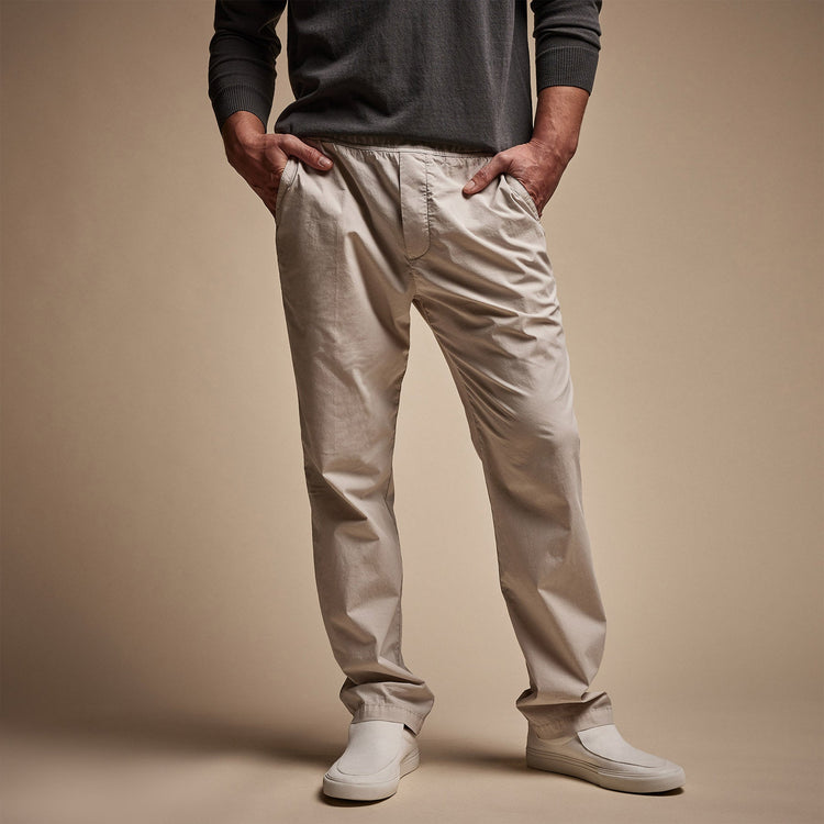 Cotton Linen Poplin Pant in Salt Pigment | James Perse Los Angeles