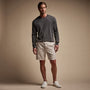 Cotton Linen Poplin Short in Salt Pigment | James Perse Los Angeles