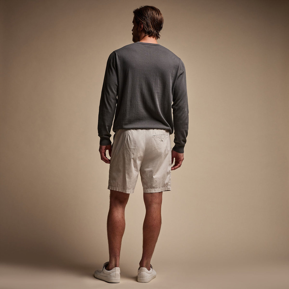 Cotton Linen Poplin Short in Salt Pigment | James Perse Los Angeles