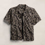 Palm Printed Shirt in Black/Stone Pigment | James Perse Los Angeles