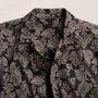Palm Printed Shirt in Black/Stone Pigment | James Perse Los Angeles
