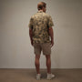 Printed Linen Short Sleeve in Palm Print | James Perse Los Angeles