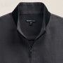 Suede Trimmed Track Jacket in Charcoal/Black | James Perse Los Angeles FLAT