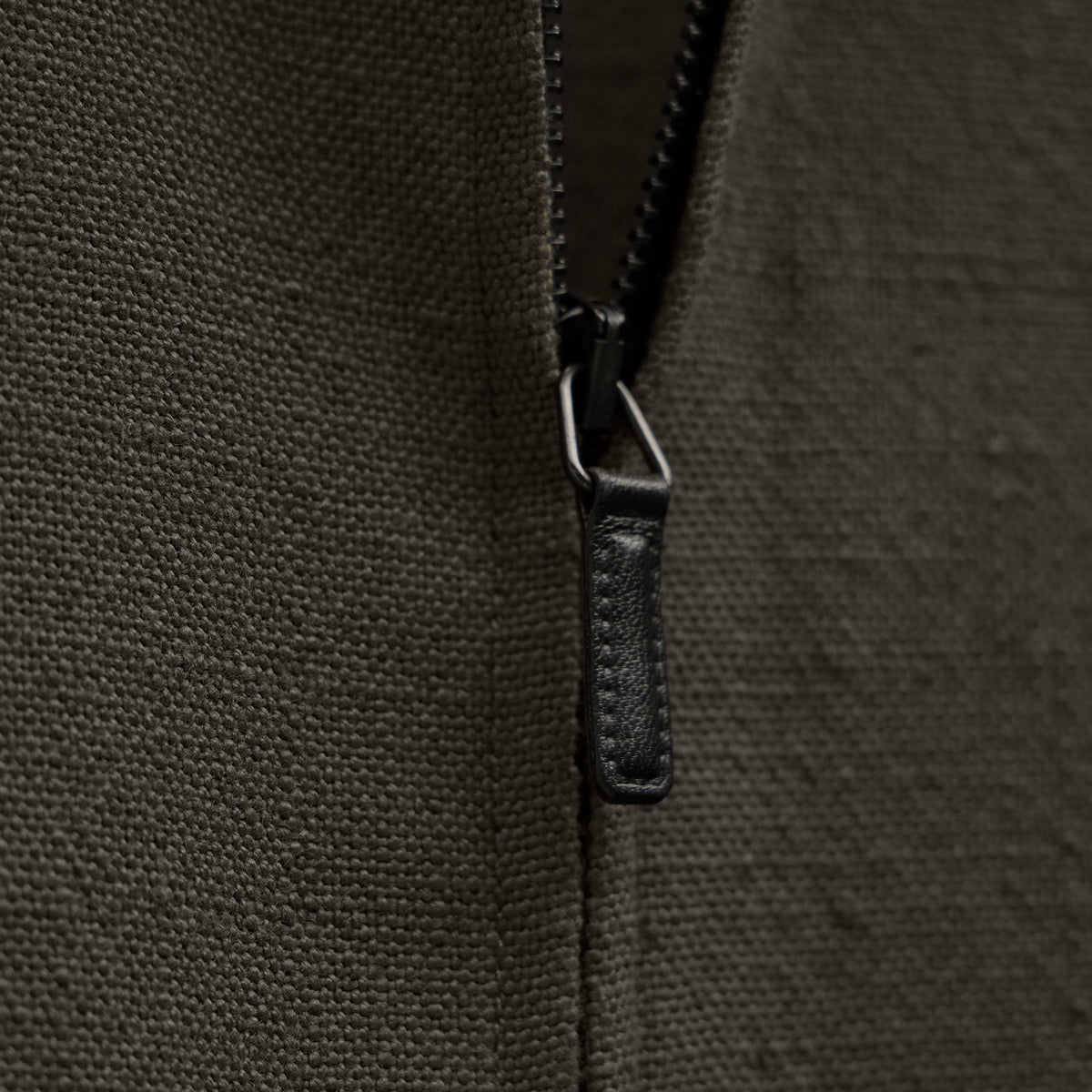 Suede Trimmed Track Pant In Dark Olive/Black | James Perse Los Angeles