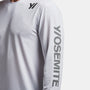 Y/OSEMITE Performance Ski Graphic Crew In White | James Perse Los Angeles