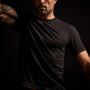 Y/OSEMITE Perforated Performance Tee - Black | James Perse Los Angeles