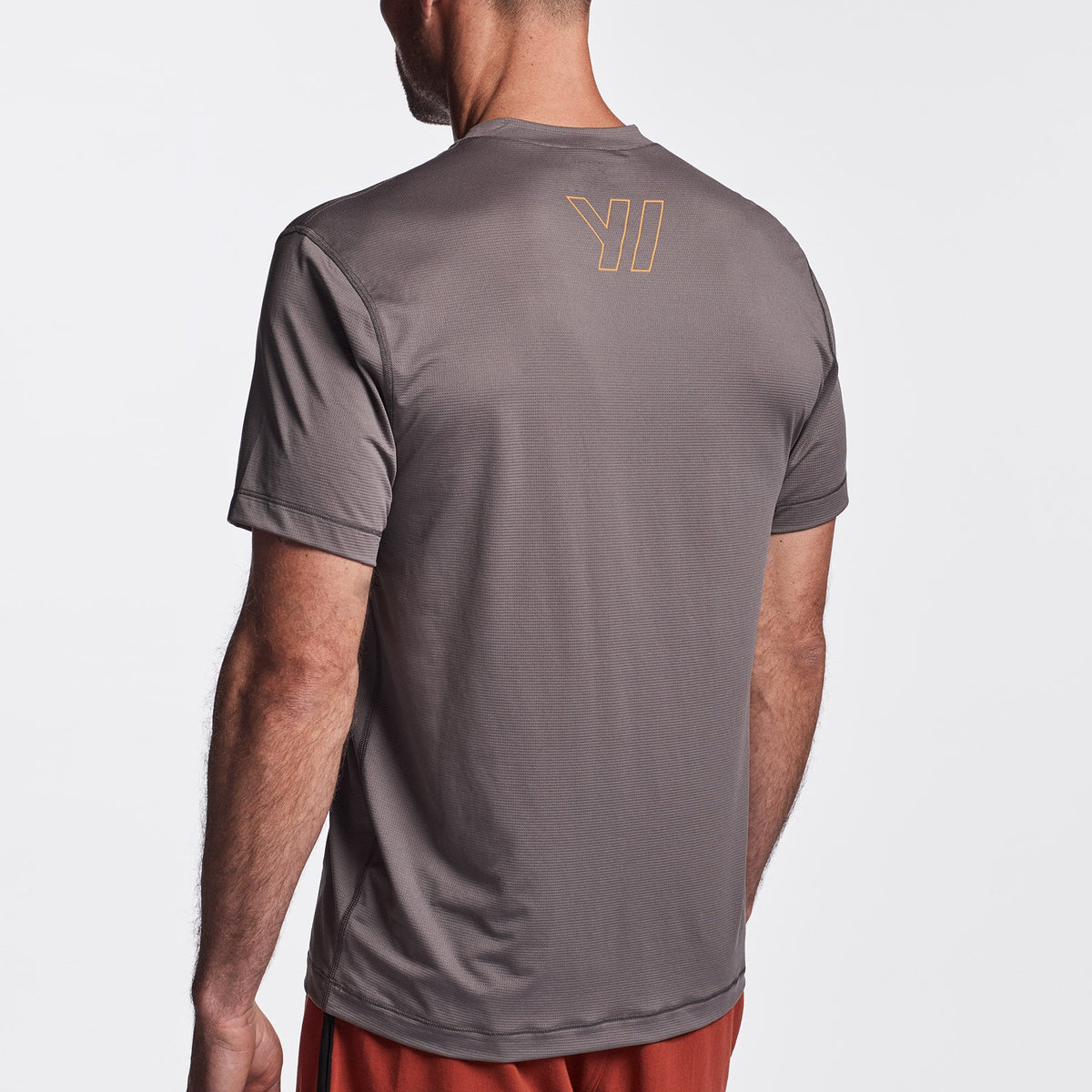 Y/OSEMITE Perforated Performance Tee In Dusk | James Perse Los Angeles