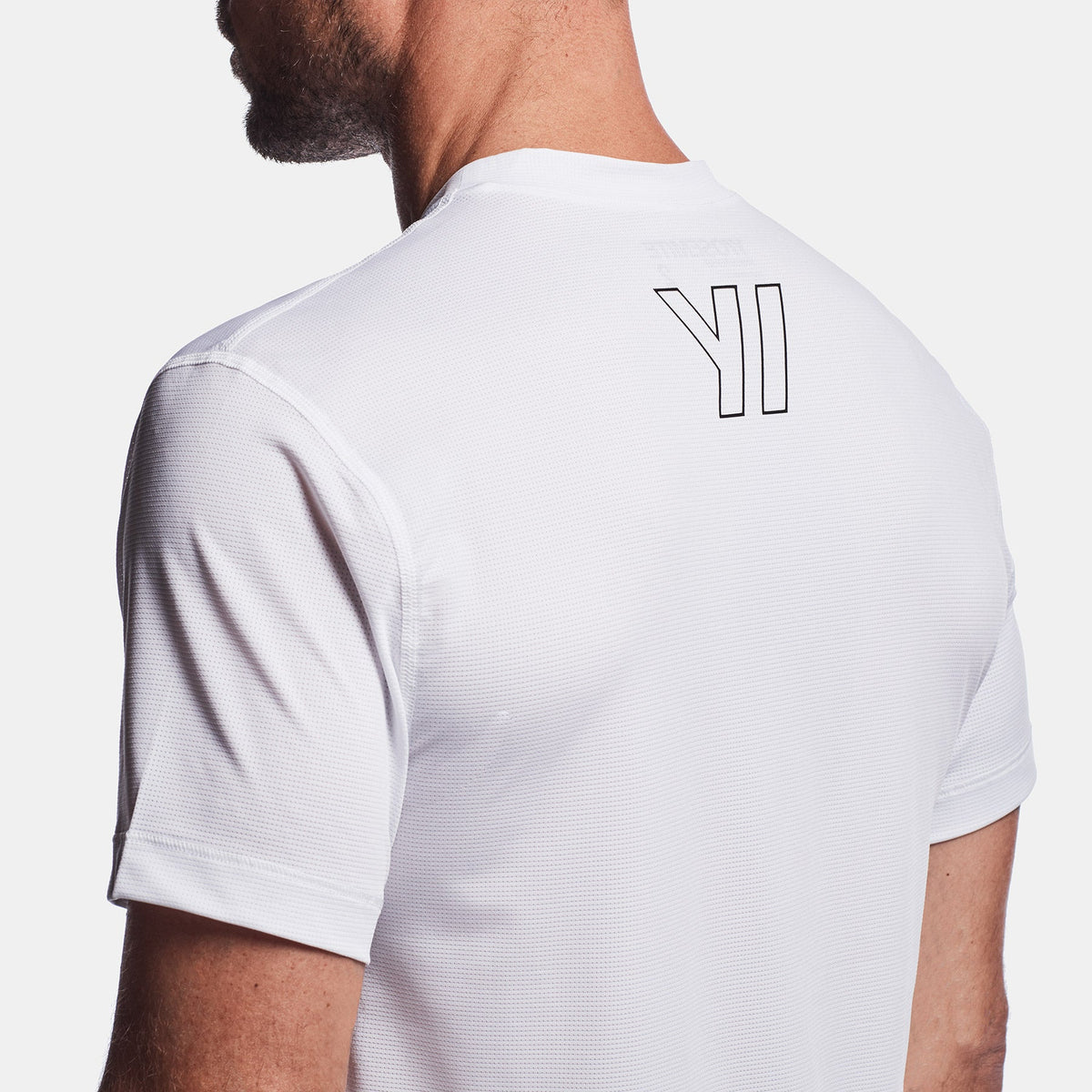 Y/OSEMITE Perforated Performance Tee In White | James Perse Los Angeles